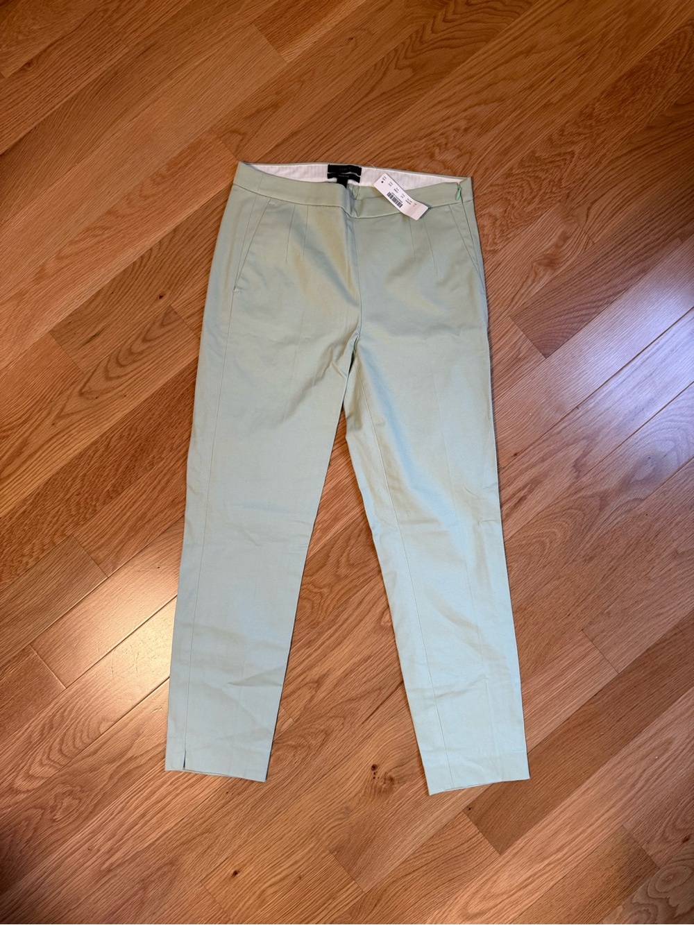 Jcrew Slim Dress Pants in Light Mint